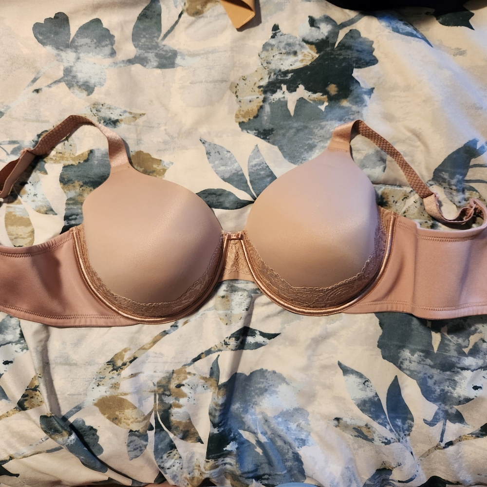 Vanity Fair Pink T-Shirt Bra with Underwire Support